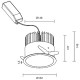 LUCE&LIGHT - TURIS 7.1 LED 32W 230V