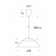 PAN INTERNATIONAL - DOME 45 SOSPENSIONE LED