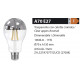 FLOS - CUPOLA ARGENTATA LED 10W PER ARCO E SPLUGEN BRAU ORIGINALE FLOS