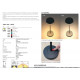 REDO GROUP -ILUNA TAVOLO LED RICARICABILE