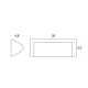 PAN INTERNATIONAL -ERIKA LED 7W PARETE/SOFFITTO