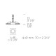 LEUCOS - SD802 INCASSO 12/220V