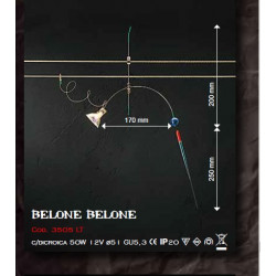 LUCIFERO -BELONE BELONE FARETTO PER CAVI 12V