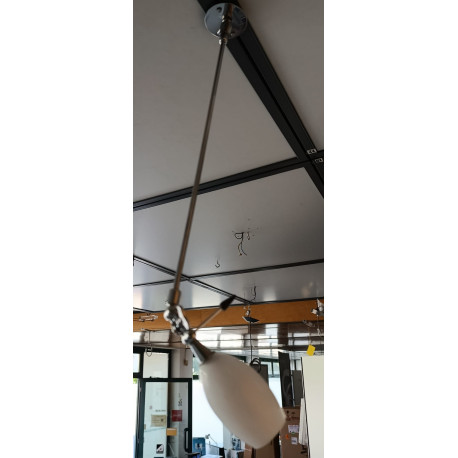 DISEGNO LUCE -ARCH BASE PARETE CONO CROMO