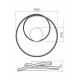 REDO GROUP - TORSION 55 PARETE/SOFFITTO LED