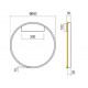 REDO GROUP - FEBE 40 PARETE/SOFFITTO TONDA INDIRETTALED