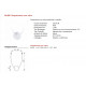 MIZAR - KB-DEV25 6137 SET DEVIAZIONE ANGOLARE SOFFITTO SISTEMA KABLE