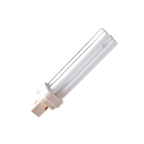 LAMPADINA FLUORESCENTE COMPATTA 10W G24d1