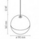 FLOS - STRING LIGHT SFERA 12MT