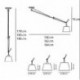 ARTEMIDE - TOLOMEO SOSPENSIONE DECENTRATA DIFFUSORE 32